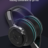 Colorful LED Lights Bluetooth Headphone Bass Wireless Earphones